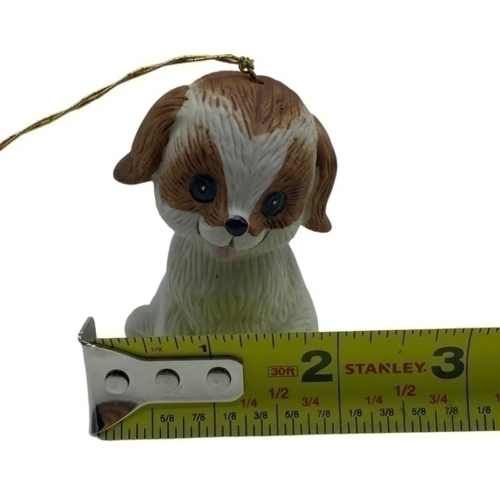 Vintage Jasco Puppy Ceramic Ornament